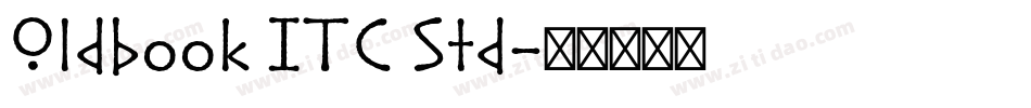 Oldbook ITC Std字体转换
